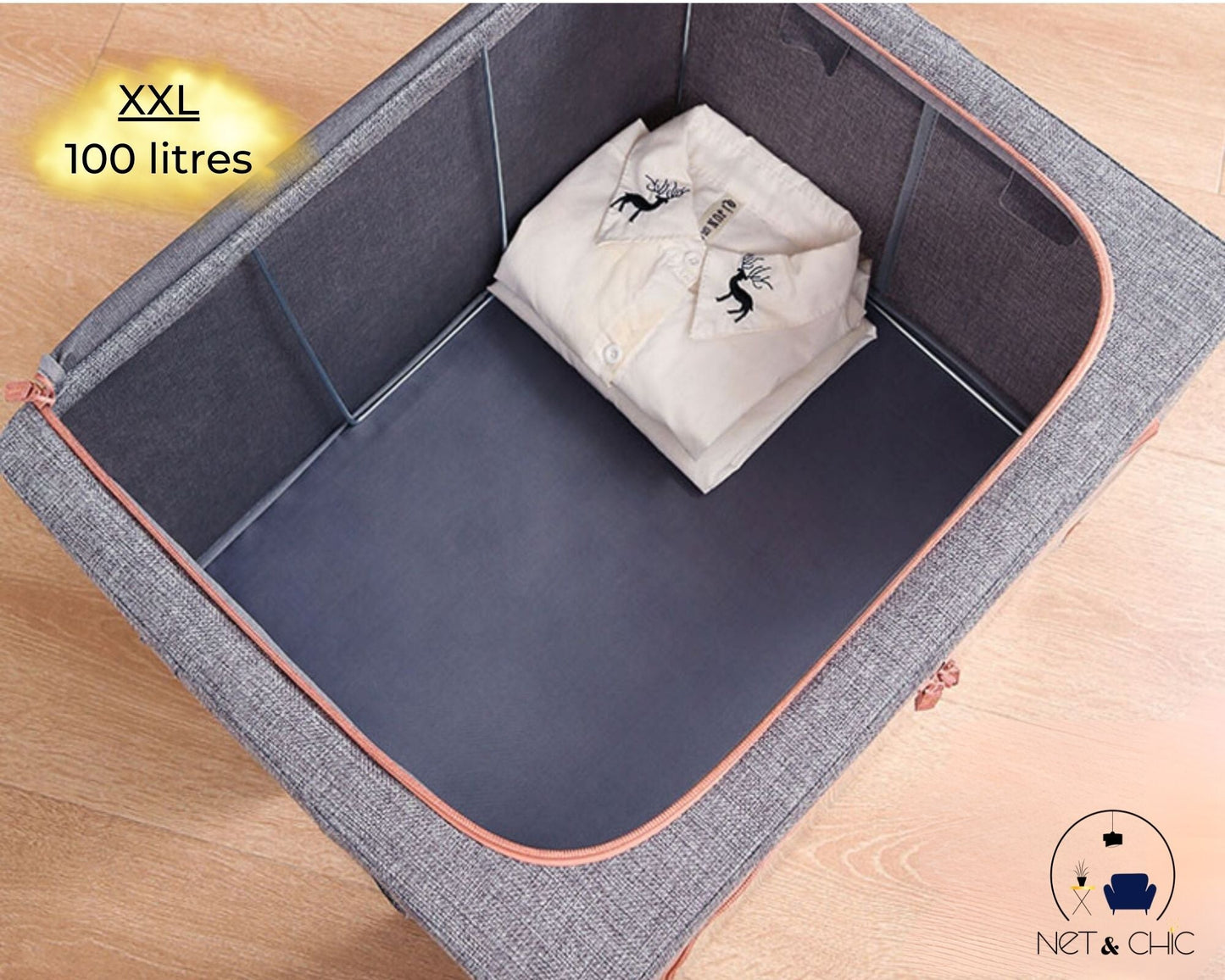 Bac de rangement Haut de Gamme | Box Ordre Suprême™ - NET ET CHiC