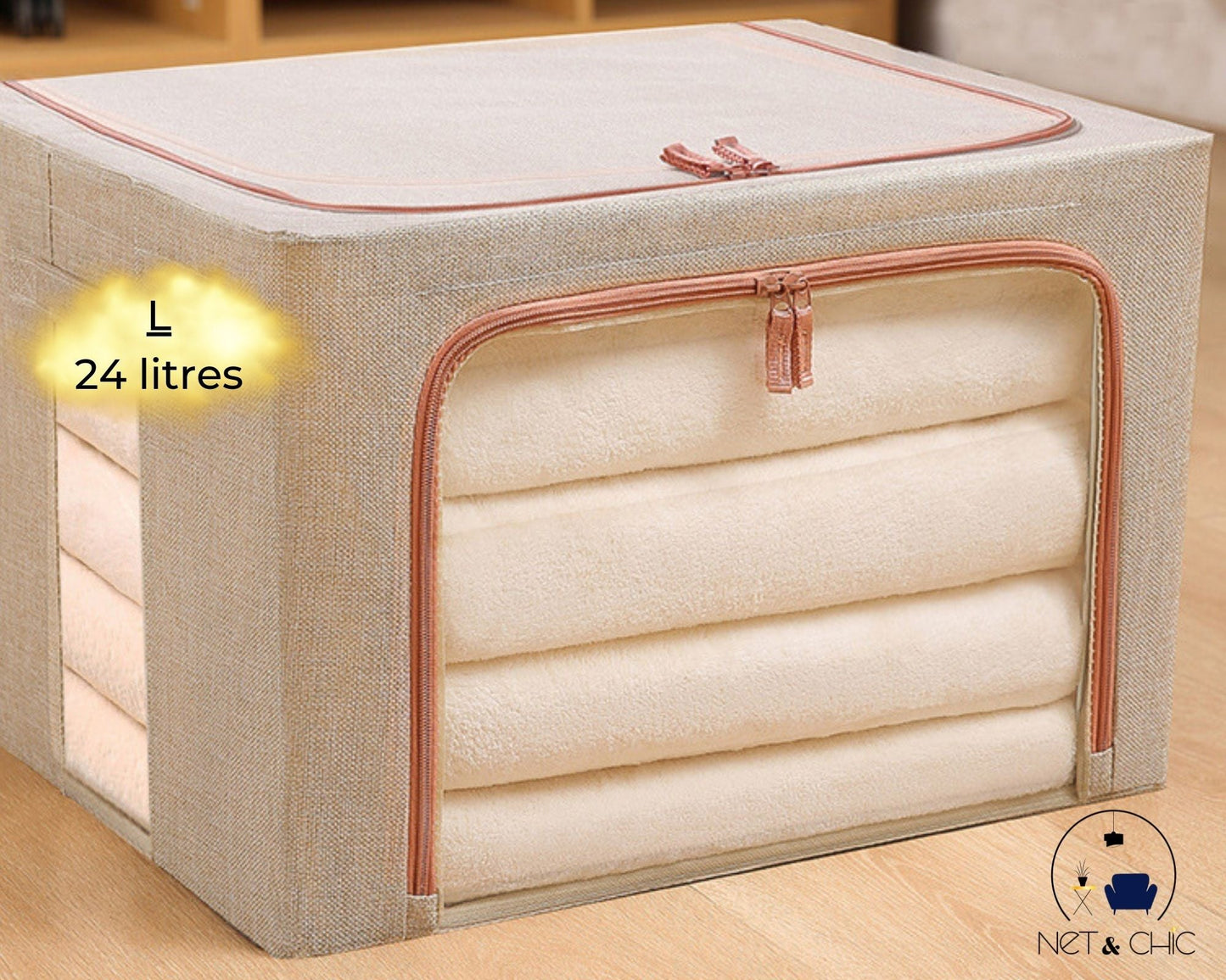 Bac de rangement Haut de Gamme | Box Ordre Suprême™ - NET ET CHiC