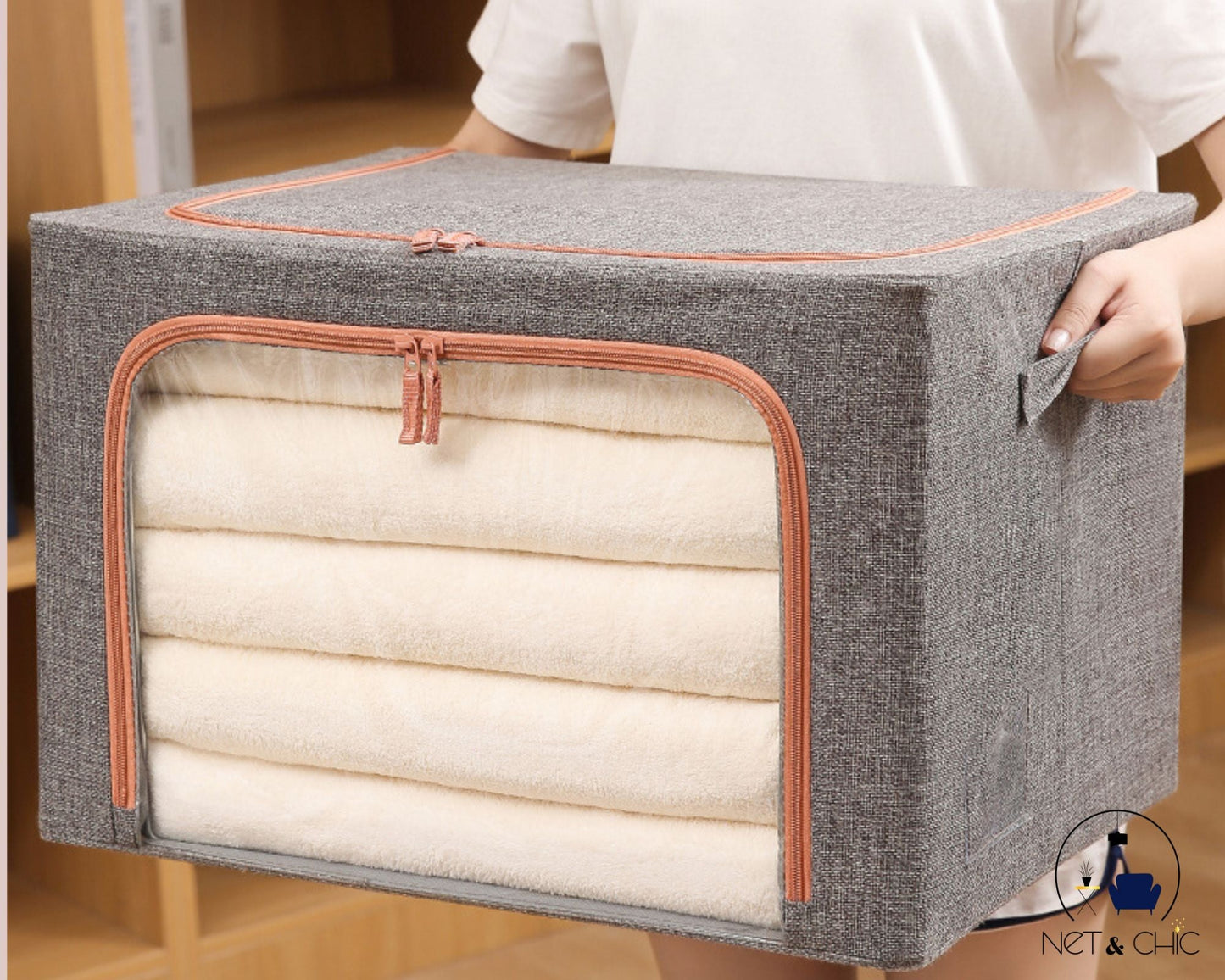 Bac de rangement Haut de Gamme | Box Ordre Suprême™ - NET ET CHiC