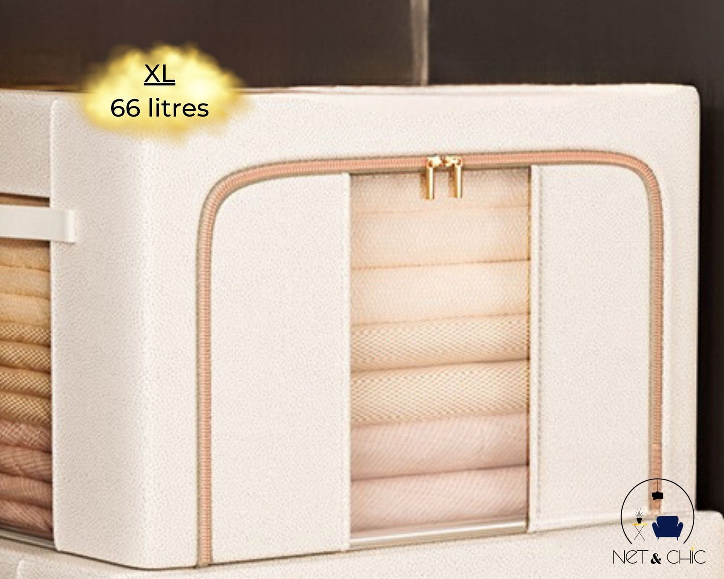 Bac de rangement Haut de Gamme | Box Ordre Suprême™ - NET ET CHiC