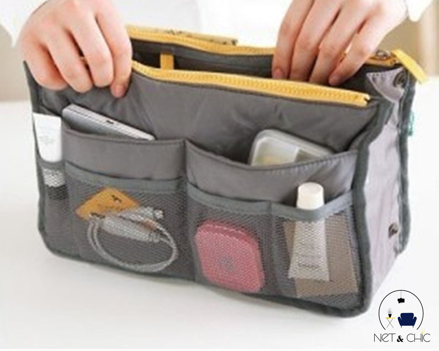 Organisateur de sac à main tendance | Pochette L'Essen'ciel - NET ET CHiC
